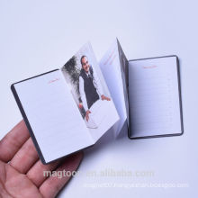 Custom advertising folded magnetic mini phone book